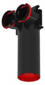 Zehnder ComfoCase Luftdurchlassgehäuse TVA-P 2 x DN 90