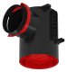 Zehnder ComfoCase Luftduchlassgehäuse TVA-P 1 x DN 90, 62 mm