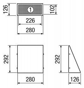 Maico Außenluft-Wandstutzen DN 200, Edelstahl gebürstet