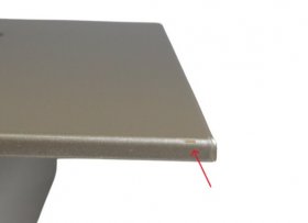 Zehnder ComfoEdge Dupla Kombi-Außenwandgitter DN 160, Außenluft rechts, Edelstahloptik-B-Ware