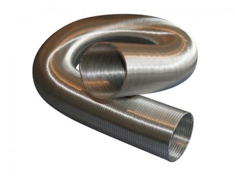 flexibles Aluminium Lüftungsrohr Flex Schlauch Alu Flexrohr 5m 300mm zweilagig 