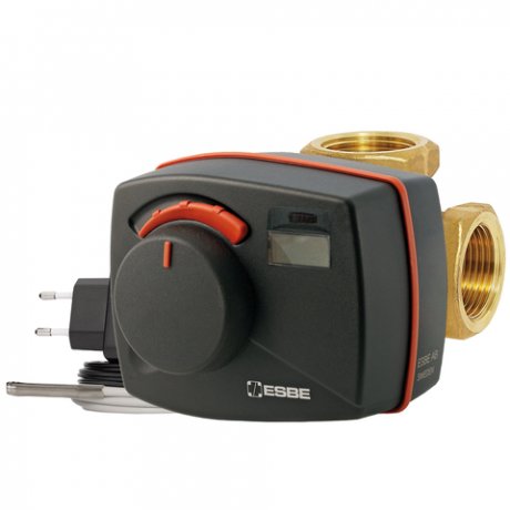 ESBE Kombi-Set Bivalent-Mischer VRB141 und Konstantwertregler CRA2111 DN25, Kvs10, Rp1", 230V