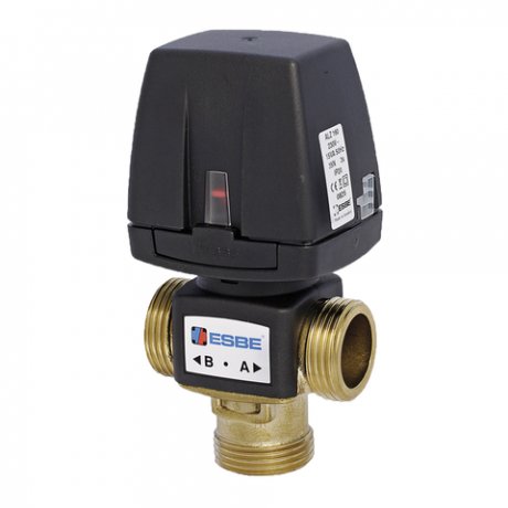 ESBE Zonenventil VZC162 DN15, Kvs3.5, G3/4", 2-Punkt, 230V, Schutzklasse IP20, loses Kabel