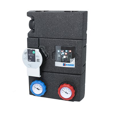 ESBE Rücklauftemperaturanh. Pumpengruppe GST241 DN25, Einstellb. 50-70Grad konstant, Wilo 25-6