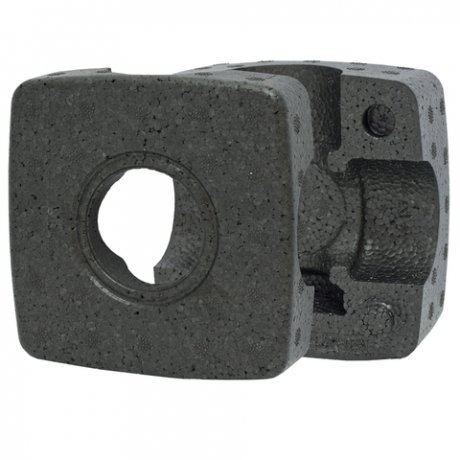 ESBE Isolierschale VRI111 DN40, passend zu Mischer der Serien VRG, VRB DN40