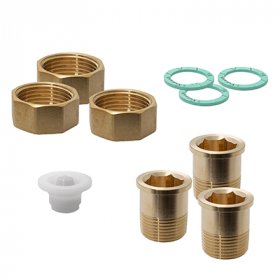 ESBE Verschraubungssatz G1"-R3/4" 3er-Set incl....