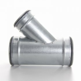T-St&uuml;ck mit 45&deg; Abzweig, DN 125/100 (d1 = DN 125, d2 = DN 100)