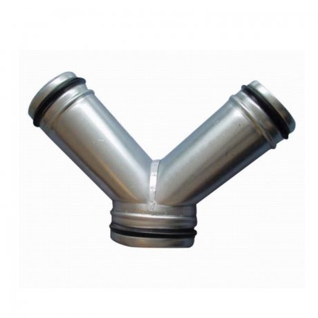 Hosenstück 90°, verzinkt