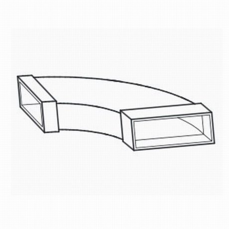 Helios FK-BH 150/90 Flachkanalbogen, waagrecht