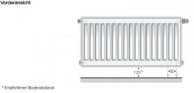 Logatrend Flachheizkörper VC-Profil.2 33/500/800, rechts