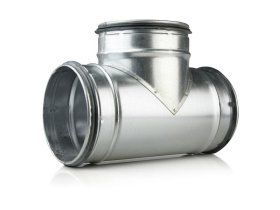 T-Stück mit 90° Abzweig, DN 355/300 (d1 = DN 355, d3 = DN 300)