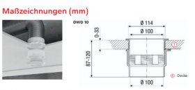 Maico Decken-/Wanddurchführung DWD 10