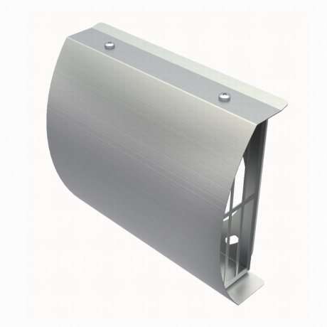 Helios IP-FBA 180 IsoPipe-Fassadenblende Außenluft DN 180