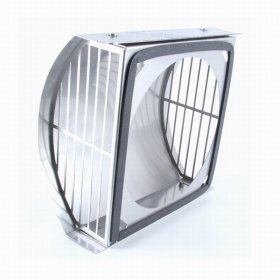 Helios IP-FBA 180 IsoPipe-Fassadenblende Außenluft DN 180