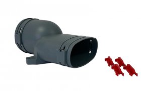 Helios FlexPipe FRS-ÜG 51-75 Übergang, gerade