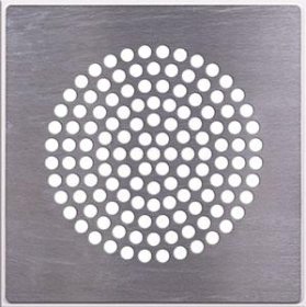 Pluggit Abluftblende Circle, Edelstahl