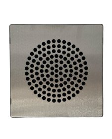 Pluggit Abluftblende Circle, Edelstahl