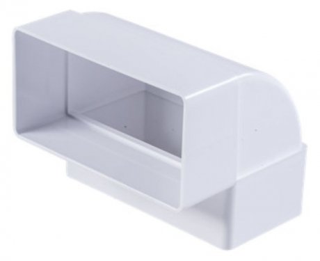 Pluggit Rechteckkanal Bogen oben 90°