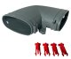 Helios FlexPipe FRS-BH 51 Bogen, horizontal oval 51