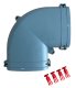 Helios FlexPipe FRS-BH 51 Bogen, horizontal oval 51