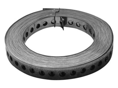 Montagelochband verzinkt, 17 mm x 10 m