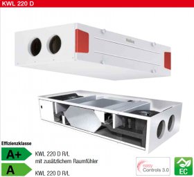 Helios Deckengerät KWL 220 D L, links