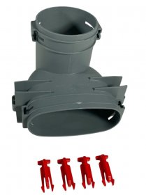 Helios FlexPipe FRS-ÜV 51-75 Übergang, vertikal