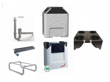 Zehnder ComfoClime Cool Basis-Paket 24 mit Q450 TR